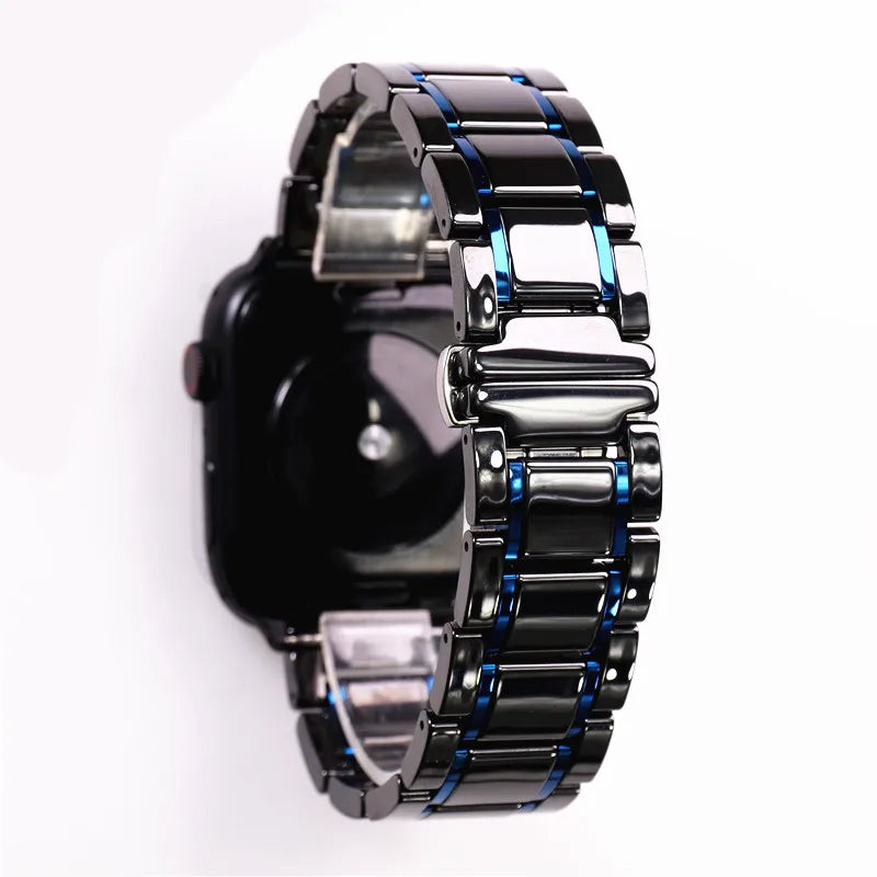 Bandaura Apple Ceramic black blue