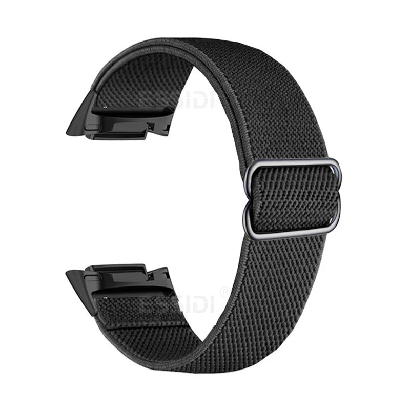 Bandaura fitbit nylon stretch black