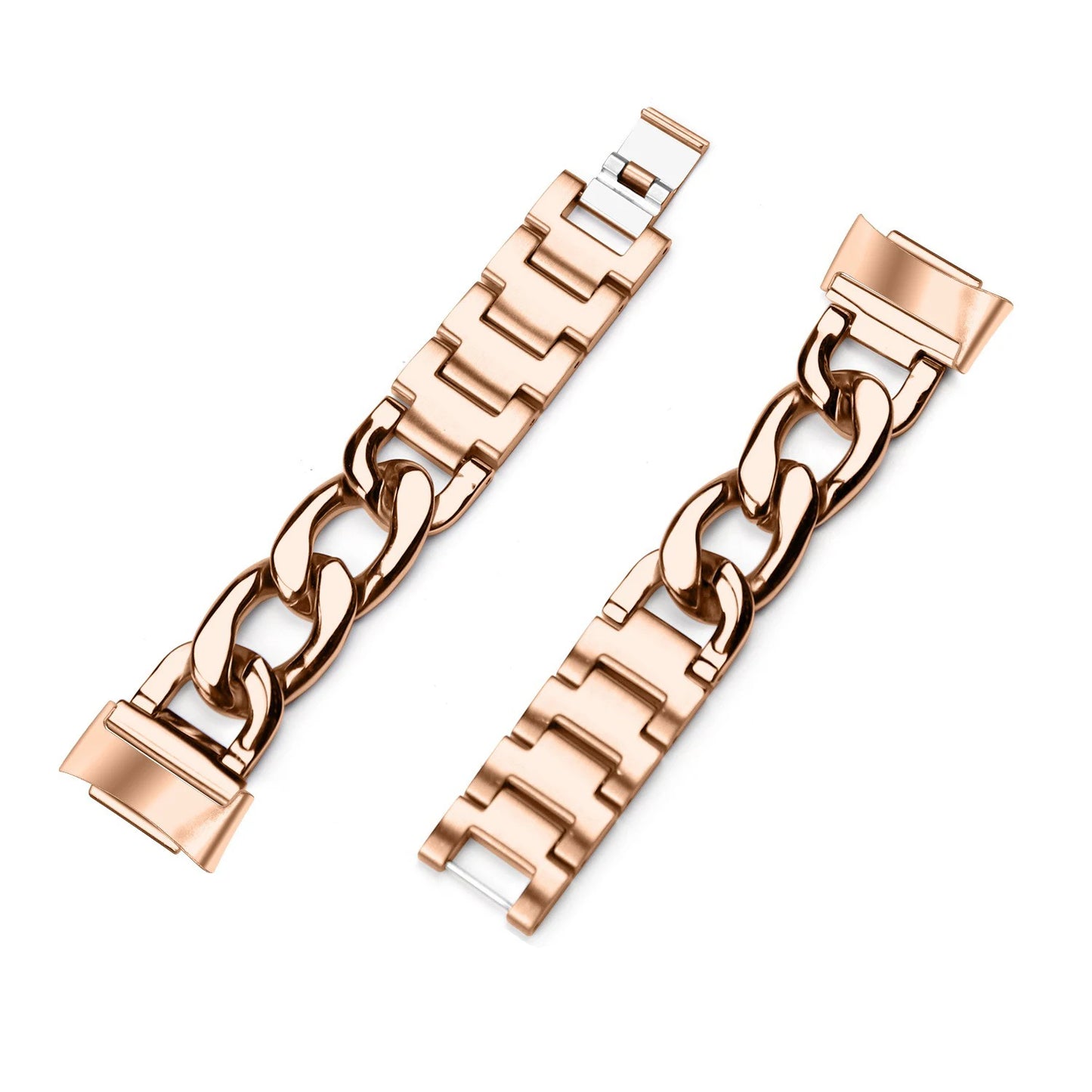 bandaura fitbit cowboy rose gold chain