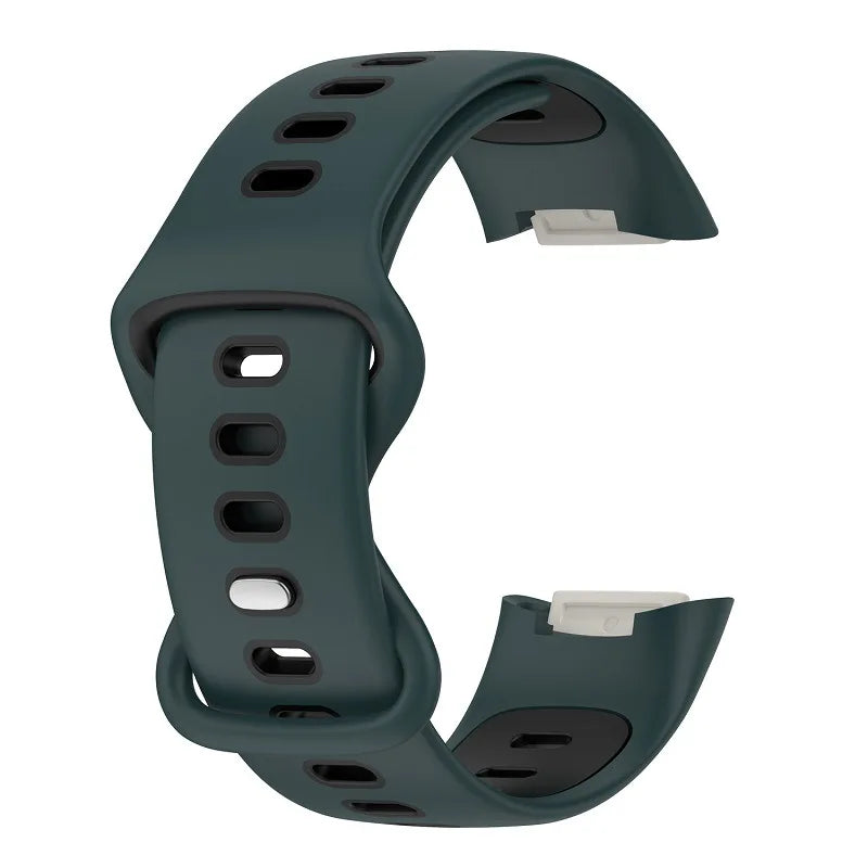 bandaura fitbit silicon sports forest green