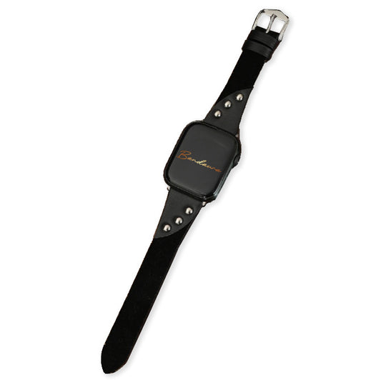 Bandaura apple leather retro black
