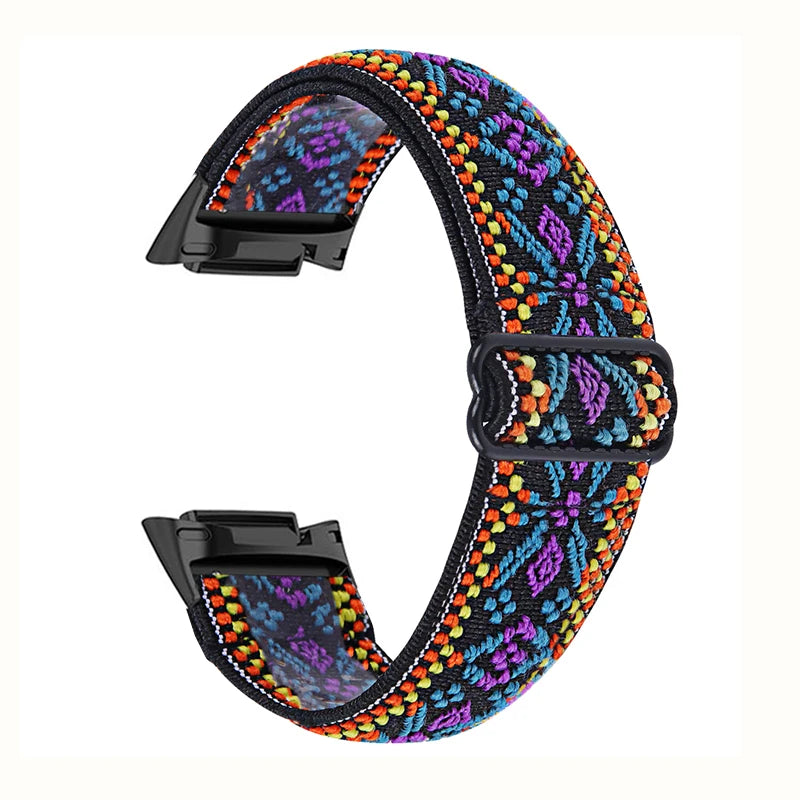 Bandaura fitbit nylon stretch pattern c