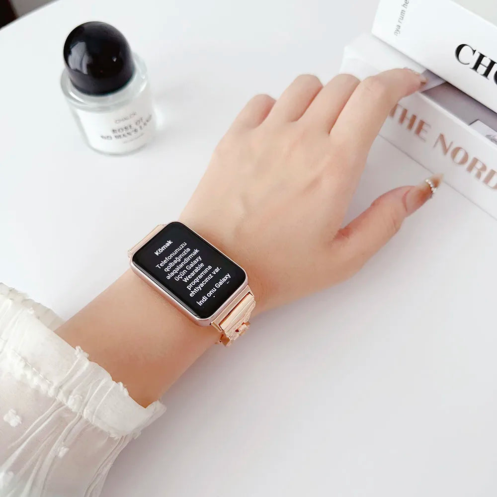 Bandaura samsung metal rhinestones black
