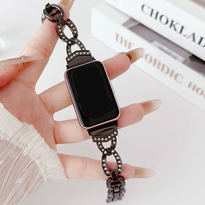 Bandaura samsung metal rhinestones black