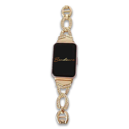 Bandaura samsung metal rhinestones gold