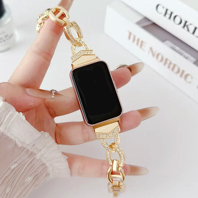 Bandaura samsung metal rhinestones gold