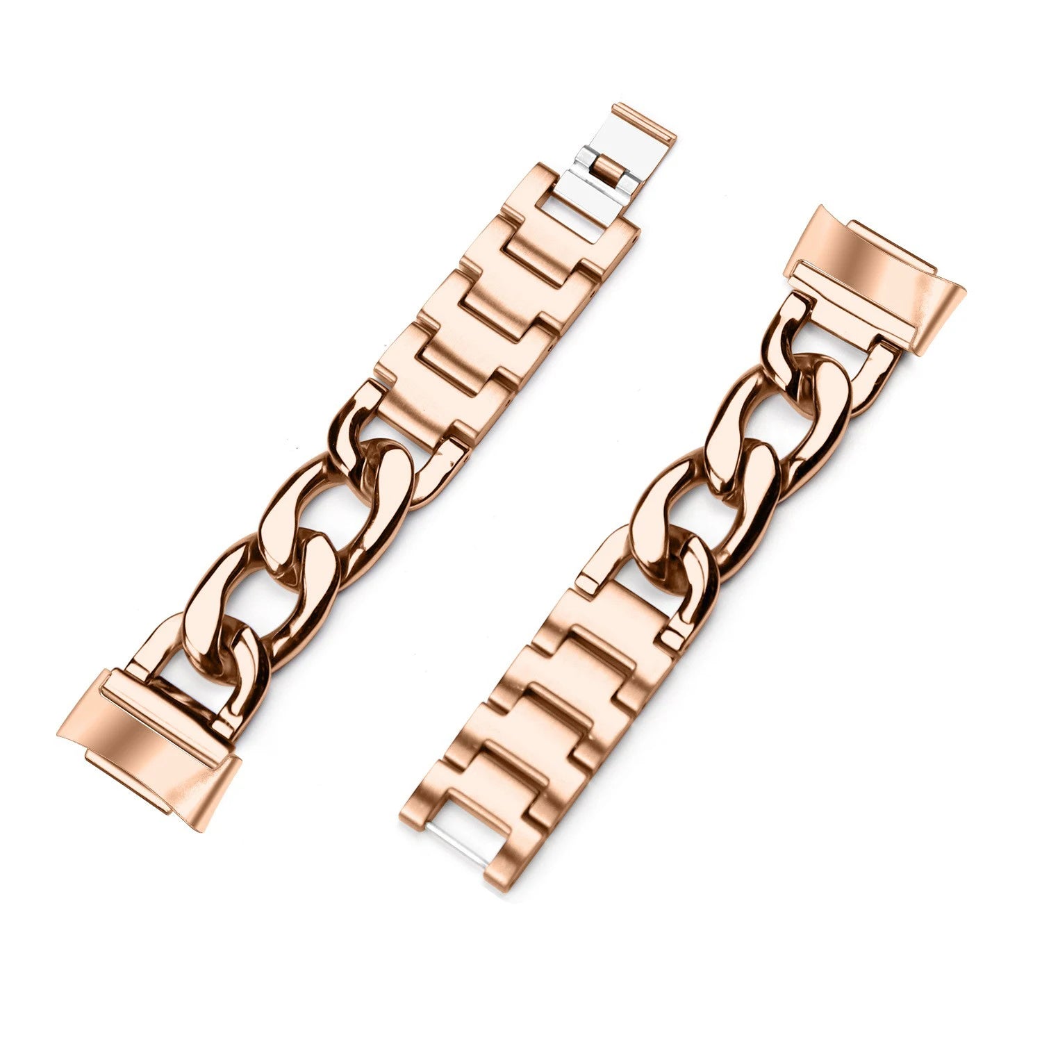 bandaura fitbit cowboy rose gold chain