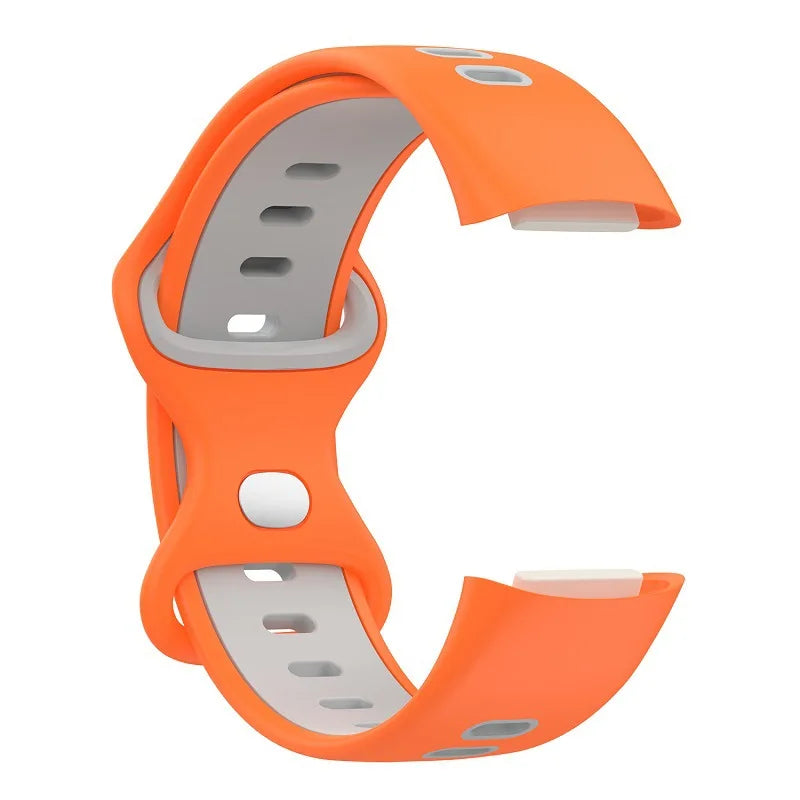 bandaura fitbit silicon sports orange
